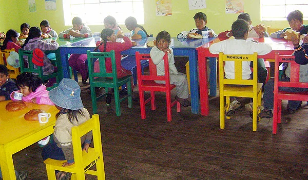 El abastecimiento de la cocina escolar